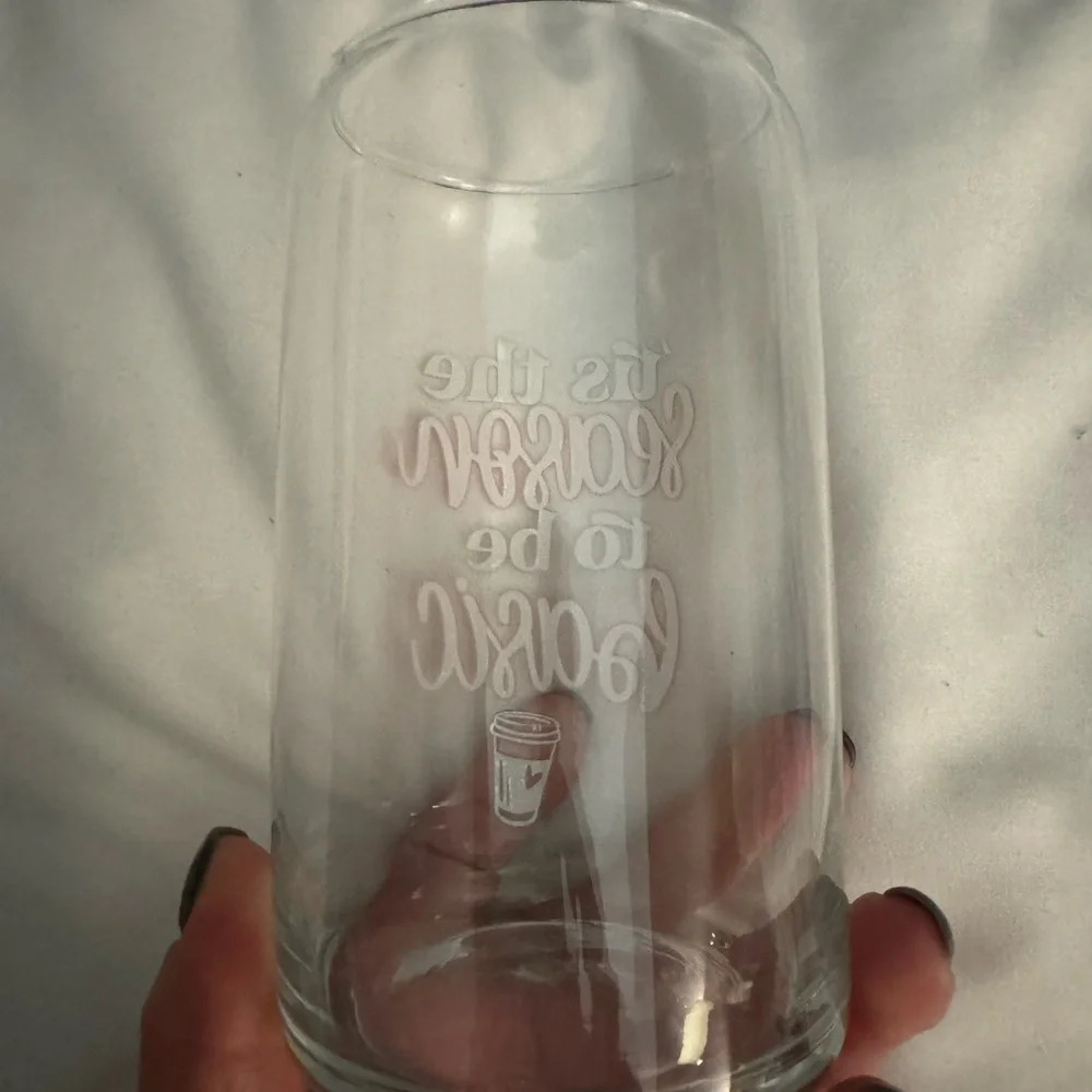 Basic Season Glass Cup - Picture 3 of 3
